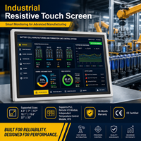 Controlador de pantalla táctil Mochuan de gran tamaño, 15,6 pulgadas, 1G, brazo, Plc, Hmi, DC24V, HMI, para Control Industrial Modbus