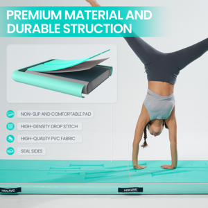 Tapis de sol de gymnastique en puzzle PF PVC 10x3.3ft 10cm pour judo, lutte et air, gonflable Drop Stitch GM02 TPE 10x3.3ft Yo - Product Image 3