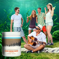 Complément Alimentaire Superfood Bio à Base de Spiruline Marque Blanche - Probiotiques, Herbes Ayurvédiques, Peptides de Collagène, Limonade Fraise OEM