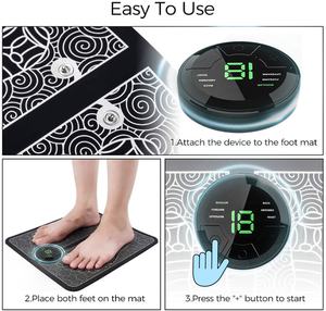 Estimulador de Pies para el Cuidado de la Salud, Éxito de Ventas 2020, Alfombrilla Eléctrica EMS Portátil, Masajeador de Circulación de Pies - Product Image 2