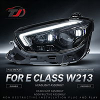 Nouvel ensemble de phares LED Facelift 12V 6000K 8000 Lumens pour Mercedes-Benz Classe E W213 2021-2023 Compatible avec E200L/E260L/E300L