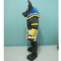 Personnalisé de haute qualité dessin animé Muscle Wolf mascotte vêtements intéressant Muscle Wolf mascotte grand événement adulte fête vêtements