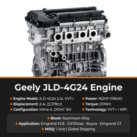 Nuevo Conjunto de Motor Geely JLD-4G24 2.4L Gasolina/Petróleo de 4 Cilindros, 162HP, 220N.m de Torque, con Garantía de 12 Meses