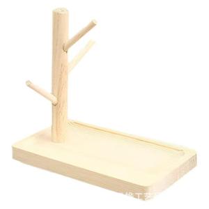 Wooden Entryway Key Rack <b>Tree</b> Branch Shape Rectangle <b>Standing</b> Type Natural Wood Brown Living Room Storage Multipurpose A250423 - Product Image 5