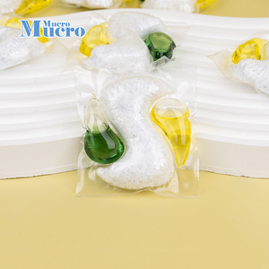 Dosettes jetables écologiques personnalisées sans phosphate parfumées au citron pour lave-vaisselle capsules de <span class=keywords><strong>gel</strong></span> de savon détergent - Product Image 1