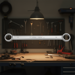 Double Open End Wrench 17mm 19mm Metric Steel <b>Tool</b> - Product Image 3