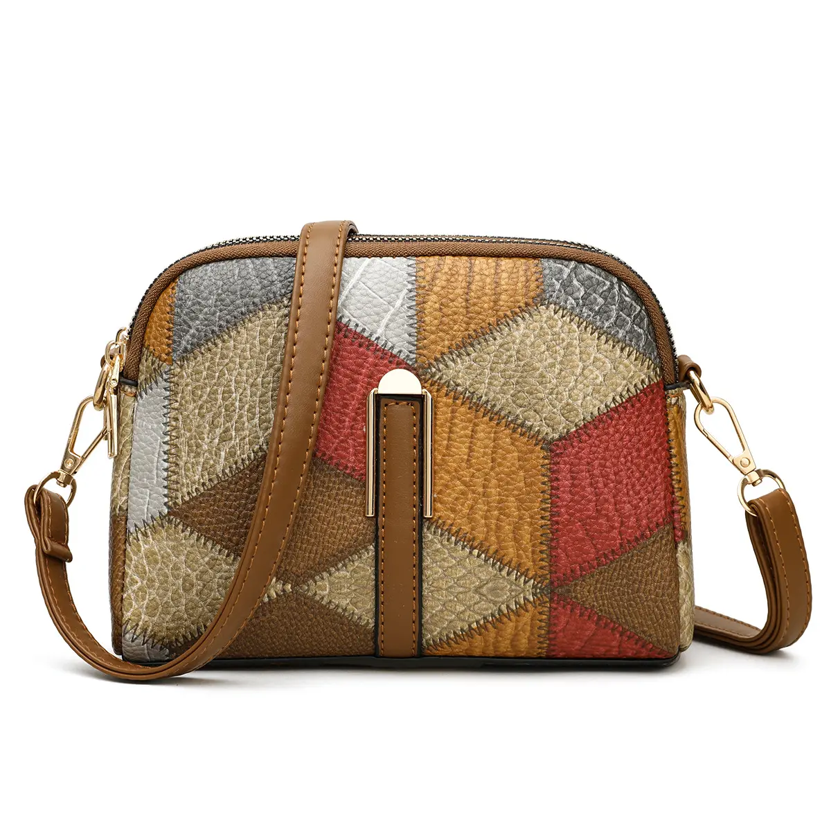 Fashion Color-blocking Design Women Handbag 2023 New Tote Bag Women Single Shoulder Bag Crossbody Bag