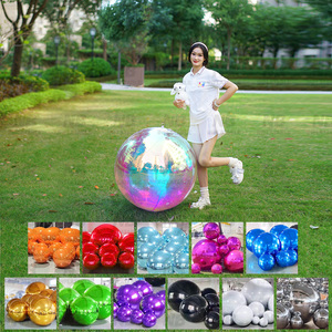 Decoration Customized Inflatable <b>Mirror</b> <b>Ball</b> PVC Silver Reflective Balloon Customized Decorative Inflatable Iridescent <b>Mirror</b> Ba - Product Image 5