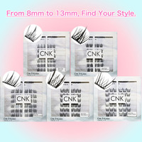 Extensions de cils en grappes segmentées DIY, effet naturel et volumineux, longueurs personnalisables pour maquilleurs professionnels