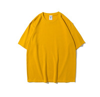 T-shirt vierge pour hommes Impression de logo simple T-shirt personnalisé pour hommes Cool Summer 230gsm Vintage t-shirts pour hommes Échantillon gratuit 100% coton