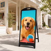 Máquina de Publicidad Exterior con Control en la Nube, Pantalla LED Independiente, Resistente a la Intemperie IP65, Señalización Digital para Comercios, Tablero de Menús