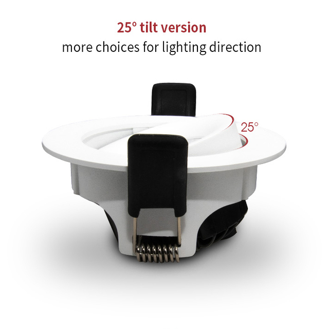 Frameless Ultra Thin LED Downlight with High Brightness and Strobe Free for Home Office Bedroom Lighting