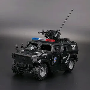 Hummer Chiến Binh Swat Phù Hợp Với Xây Dựng Khối Nhựa Hình Quân Sự Đồ Chơi Cho Bé Trai Ma Bọc Thép Xe Lắp Ráp Đồ Chơi - Product Image 2