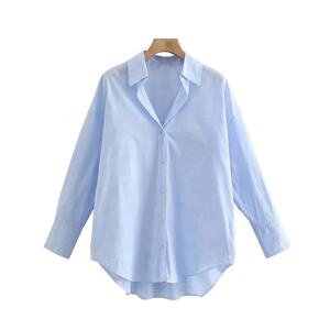 Blouses Amples en Mousseline de Soie pour Femme, Style Vintage, Manches Longues Boutonnées, Formelles en Polyester, Idéales pour le Bureau, Taille XS - Product Image 3