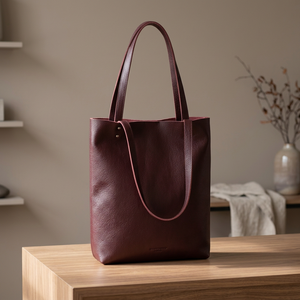 Women's Genuine Leather Clutch Dual Cross-Body Straps Zipper Closure Lightweight Durable Waterproof Eco-Friendly Soft Handbags - Product Image 3