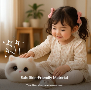 Robot AI Pintar, Hewan Peliharaan Bionik Boneka, Teman Emosional dengan Percakapan Multibahasa & Interaksi Sentuh - Product Image 5