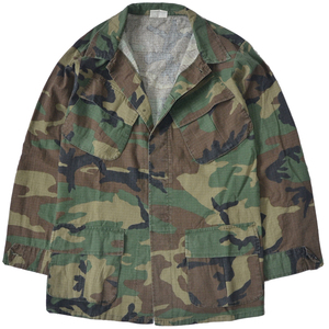 <span class=keywords><strong>Giacca</strong></span> da Campo da Uomo Vintage in Cotone Twill con Toppe Uniforme BDU <span class=keywords><strong>Camicia</strong></span> Mimetica TCU <span class=keywords><strong>Verde</strong></span> Giungla Oliva P41 Fatigue Jacket - Product Image 2