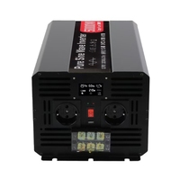 Inverter gelombang sinus murni, 12v 24v 48V 72V DC ke 110v 220v AC 3000Watt ke 6000W Inverter daya tiga fase otomotif