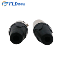 Protector de Cable para micrófono hembra y macho, Conector de enchufe DMX XLR de 3 pines 3/4/5