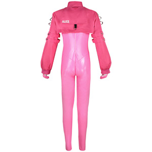 Conjunto de disfraz de Nikke Victory Alice para mujer, disfraz de cuerpo completo rosa con accesorios, disfraz de juego - Product Image 2