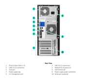 Hewlett Packard Enterprise CN ProLiant ML110 Gen10 1.9 GHz 16GB DDR4 450W 5U Tower Server dengan Port Memori USB