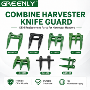 Protection de couteau pour moissonneuse-batteuse à dents doubles et triples, pièces de rechange pour machines <span class=keywords><strong>agricoles</strong></span> - Product Image 2
