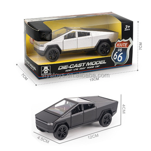 รถปิกอัพ1/32เหล็กหล่อรถโมเดลรถของเล่นรถเทรลเลอร์ทำจากโลหะอัลลอยด์ - Product Image 6