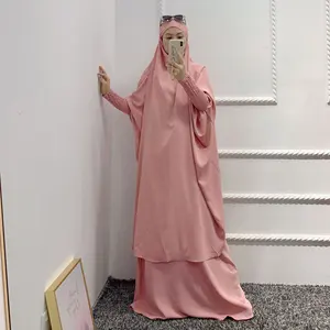 Grosir burka dan niqab-Baju Doa Abaya Dubai Muslim, Baju Jilbab Khimar Hijab Panjang Jilbab Turki Abaya Dubai untuk Wanita Pakaian Islam Niqab Burka