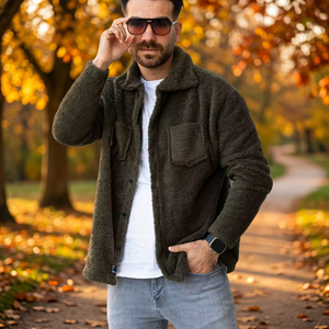 Chaqueta Bomber Unisex de Camuflaje, Holgada, Formal, Cruzada, con Revestimiento de Primavera, de Cachemira, Impermeable, Cortavientos y Transpirable, con Forro de Algodón - Product Image 3