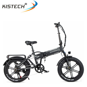 <span class=keywords><strong>SAMEBIKE</strong></span>-bicicleta eléctrica <span class=keywords><strong>plegable</strong></span> XWLX09, con neumáticos anchos de 20 ", Motor de 500W, batería de 48V y 10AH, envío directo, disponible en Europa - Product Image 2