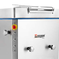 Nouvelle machine à découper et à trancher la viande de poulet entièrement automatique en acier inoxydable, trancheuse à viande à épaisseur réglable, usage commercial