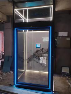 Kualitas Terbaik 400kg 2-4 orang listrik Lift rumah Villa Home Lift dengan harga pabrik - Product Image 5