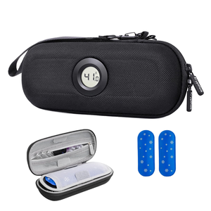 Bolsa Refrigerada Portátil de <span class=keywords><strong>EVA</strong></span> para Almacenamiento de Insulina, Diseñada para Diabéticos, con Termómetro, Reutilizable y Reciclable, Enfriador de Viaje - Product Image 1