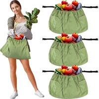 Demi-taille cueillette jardin récolte tablier désherbage jardinage tablier avec poches cueillette fruits coton jardin taille tablier