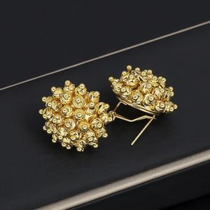 JXX - Conjuntos de Joyería de Boda para Novia, Collar, Brazalete, Pendientes y Anillo Chapados en Oro, Personalizados OEM/ODM, Pedidos al por Mayor, para Mujer y Hombre - Product Image 4