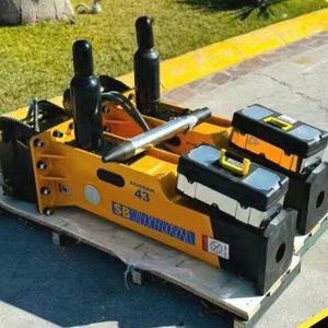 Soosan เบรกเกอร์ไฮดรอลิกชนิดตัวเครื่อง, เบรกเกอร์ไฮดรอลิกแบบกล่อง SB43 1ตัวเบรกเกอร์ตัวเครื่องตัดหลักพร้อมคุณสมบัติมาตรฐานและการรับประกันหนึ่งปี - Product Image 4