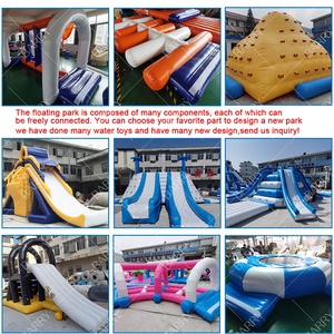 USA Trường Hợp Thành Công Người Lớn Thể Thao Aqua Nước Vui Vẻ Công Viên Trò Chơi <span class=keywords><strong>Inflatable</strong></span> Nổi Aqua Công Viên Cho Hồ Biển - Product Image 5