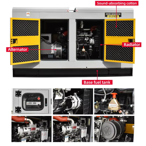 Alternador Trifásico Silencioso Perkins de 80kw 100kva CA, Sin Escobillas, para Casa de Campo MST-81NF Trifásico - Product Image 3