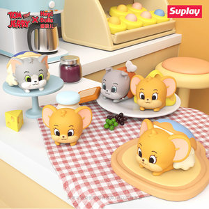 Suplay <span class=keywords><strong>Tom</strong></span> <span class=keywords><strong>e</strong></span> Jerry Esplorano la Serie Gourmet House Mini Blind Bag, Figure d'Arte Autentiche, Figure da Collezione, Blind Box Regalo - Product Image 2
