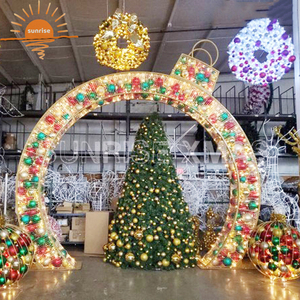 IP65 impermeable al aire libre casa patio decoración escultura motivo LED luz Navidad decoración caja de regalo 3D caja de regalo LUZ DE Navidad - Product Image 4