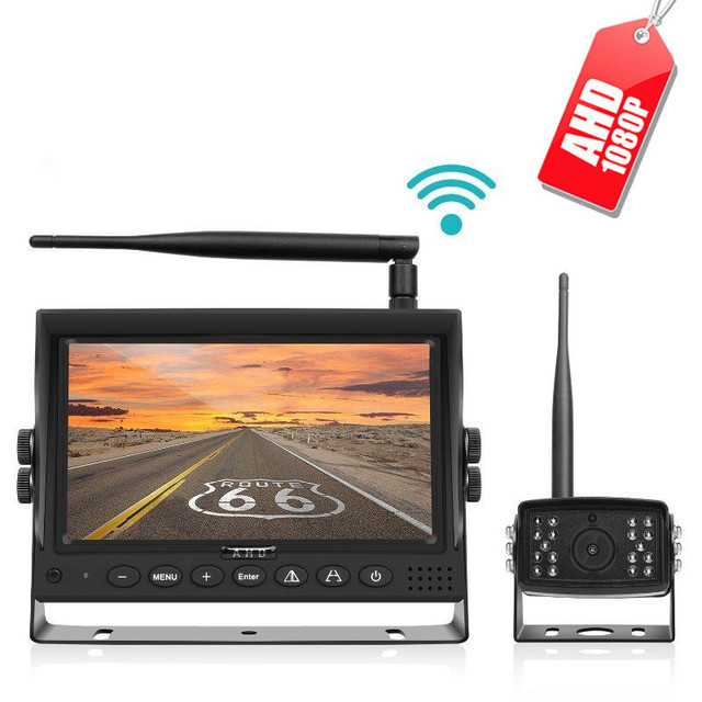 2.4GHZ Digital Wireless Rearview Monitor Backup Camera System Car Reverse Camera Kit CE Certified