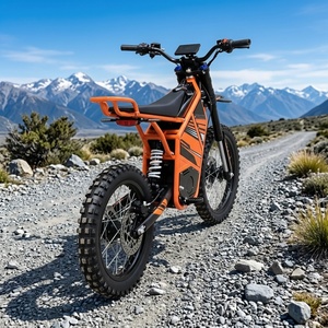 Motocicleta Todoterreno de 72V con Autonomía de 120KM, Motor sin Escobillas de 10000W para Aventuras Extremas, HCBK-X50 se Suministra Estándar - Product Image 4