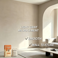 Micro-ciment VALIDEA, deux composants, revêtement mural décoratif écologique, intérieur/extérieur, peinture à base de ciment, imperméable, résistant aux rayures