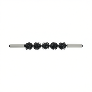 Black 54CM Five-<b>Ball</b> Massage <b>Stick</b>-Premium Product in <b>Balls</b> <b>Sticks</b> Rollers Category - Product Image 1