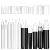 Marqueurs de peinture en mousse vides rechargeables DIY 1mm-15mm stylo de dessin au trait pour la peinture d'art stylos de peinture rechargeables vierges