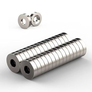 ד 1/2 "ד 1/4" ד 1/8 "מגנטים עגול נוידימיום עם חור מנוטרל - Product Image 4