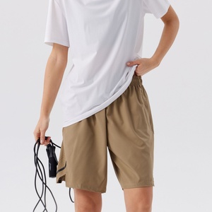 Shorts cargo pour homme à taille élastique personnalisée, unis, décontractés, légers, d'été, en maille, pour la course et l'entraînement - Product Image 2