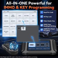 XTOOL X100 PAD3 Scanner automobile, outil de serrurier automobile, programmeur de clés IMMO avec KC100 EEPROM, écran tactile 8 pouces, 38+ fonctions de réinitialisation