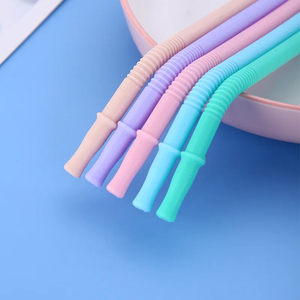 Бесплатные многоразовые силиконовые трубочки для питья - Product Image 4