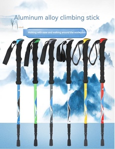 Bâtons <span class=keywords><strong>de</strong></span> <span class=keywords><strong>randonnée</strong></span>-Bâtons <span class=keywords><strong>de</strong></span> marche <span class=keywords><strong>ou</strong></span> <span class=keywords><strong>de</strong></span> <span class=keywords><strong>randonnée</strong></span> en alliage d'<span class=keywords><strong>aluminium</strong></span> 7075 avec serrures à réglage rapide - Product Image 2